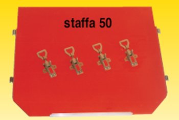 Staffa con ganci 50 cm